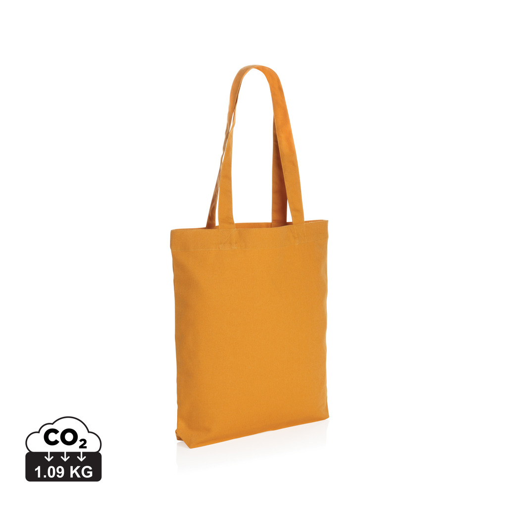 Sac cabas publicitaire en toile recyclée 285g - Impact sundial orange
